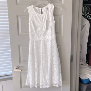 Kate Kasin - White Lace Dress